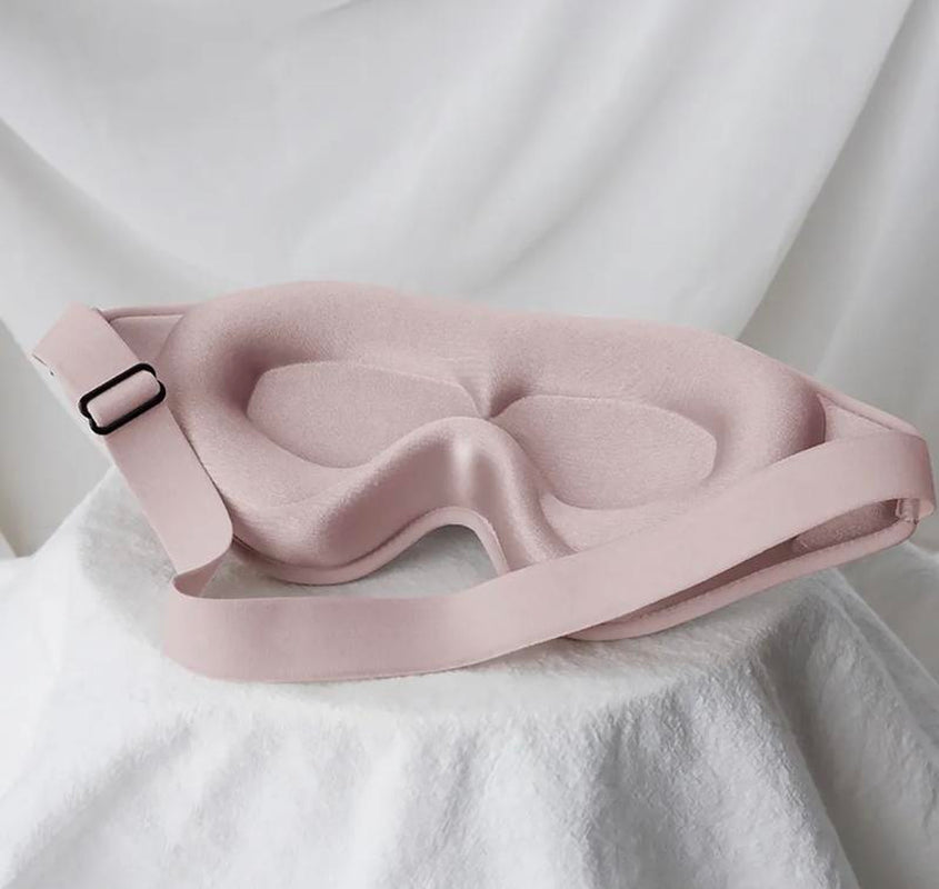 3D Eyelash Lash Mask Eye Mask Protection for Sleep with Adjustable Strap Lash Extension Sleep Mask Comfort for Sleep Relaxing Silk Cotton Soothing Foam
