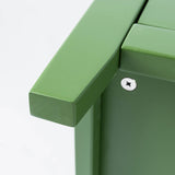 Antique Green Solid Wood TV Cabinet With Glass Door - Sleep Galleria
