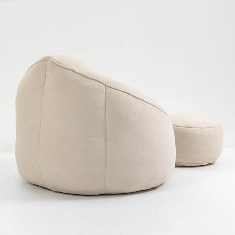 Microfiber Foam Filled Bedding Bean Bag Chair - Calmora - Sleep Galleria