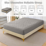 Ultrasonic Waterproof Cotton Mattress Protector Queen - Sleep Galleria