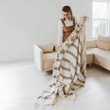 Henley Turkish Cotton Throw Blanket
