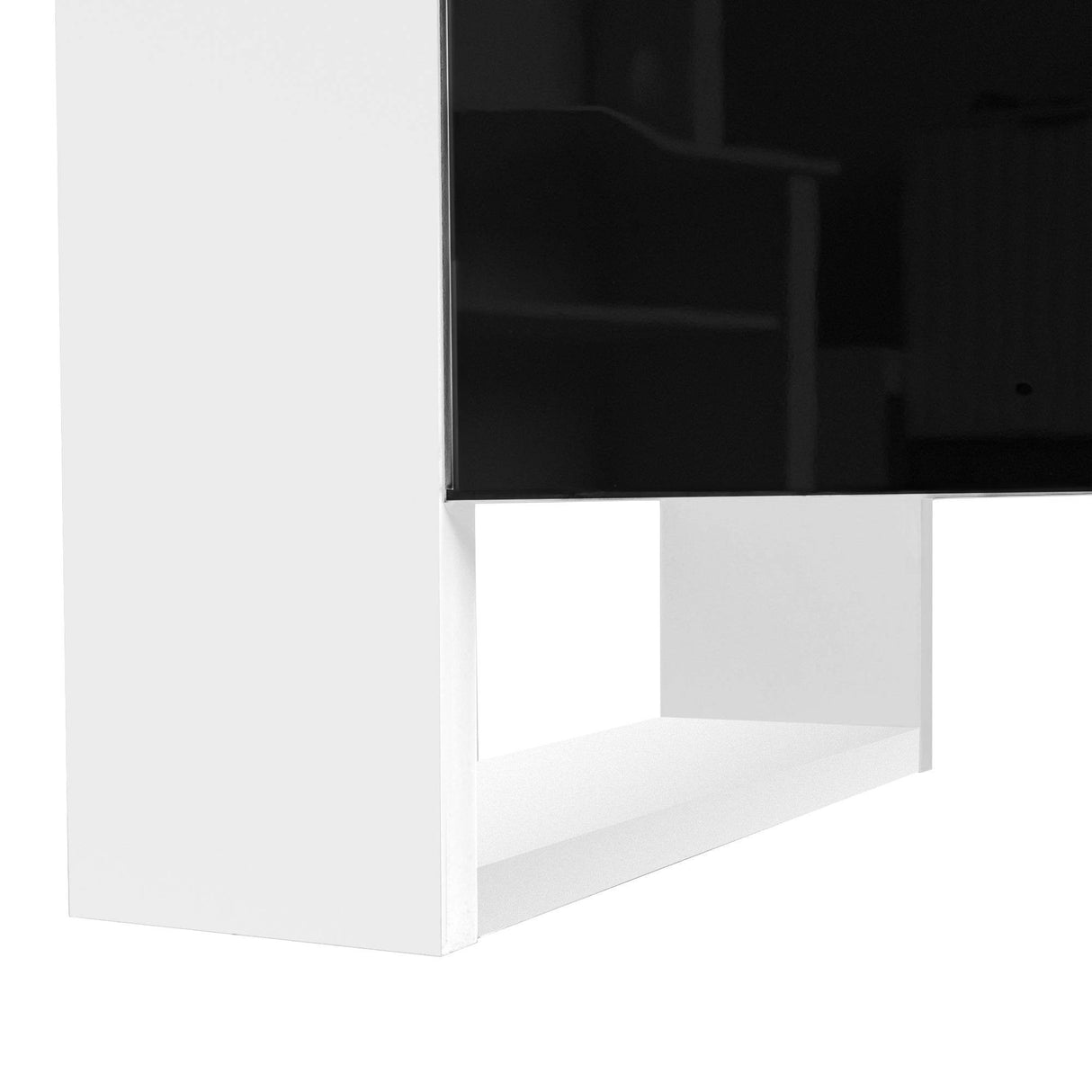 Modern Minimalist TV Stand With Electric Fireplace - Sleep Galleria