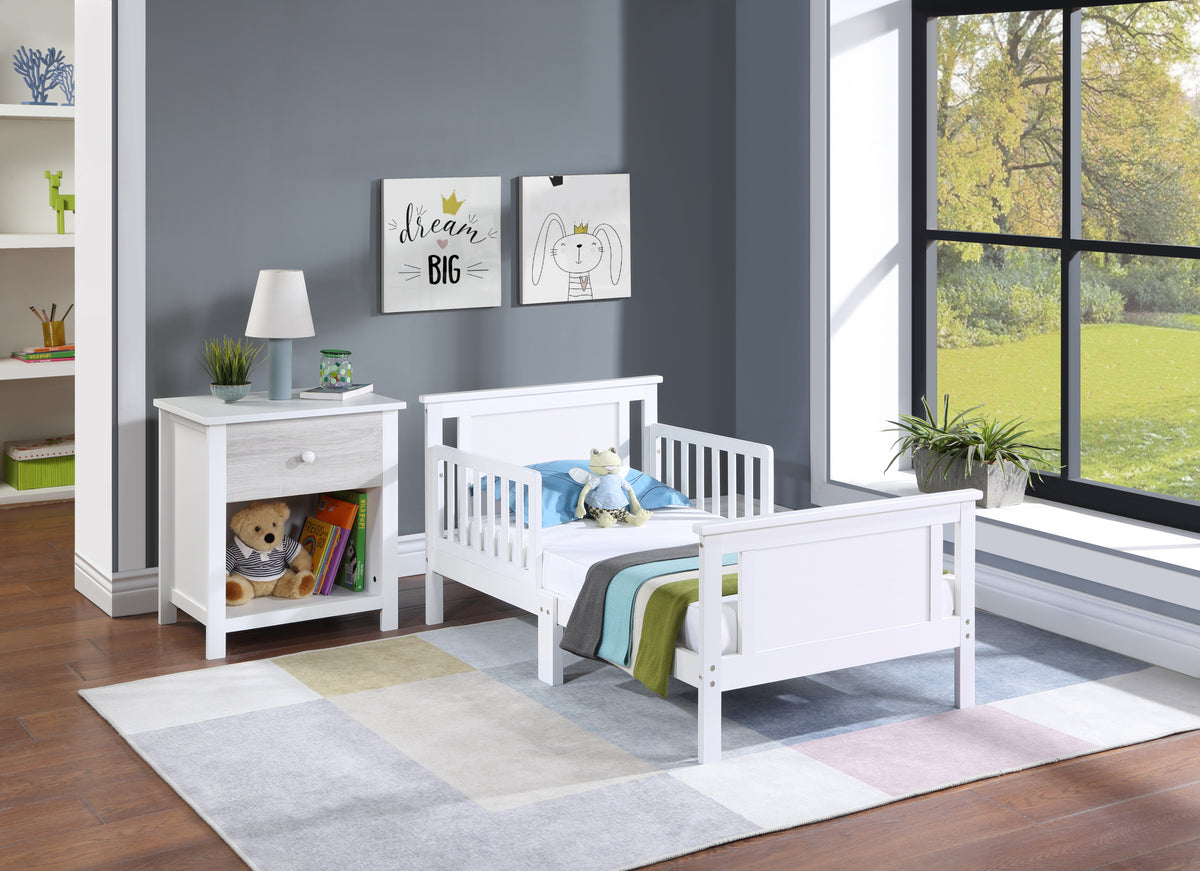 Connelly Solid Wood Reversible Panel Toddler Bed