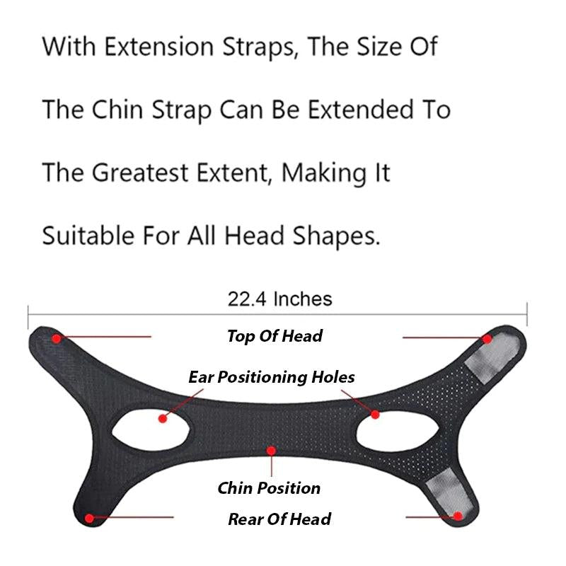 Viral anti Snoring Chin Strap Sleep Apnea Snore Stop Belt Snoreless Sleep Jaw Solution