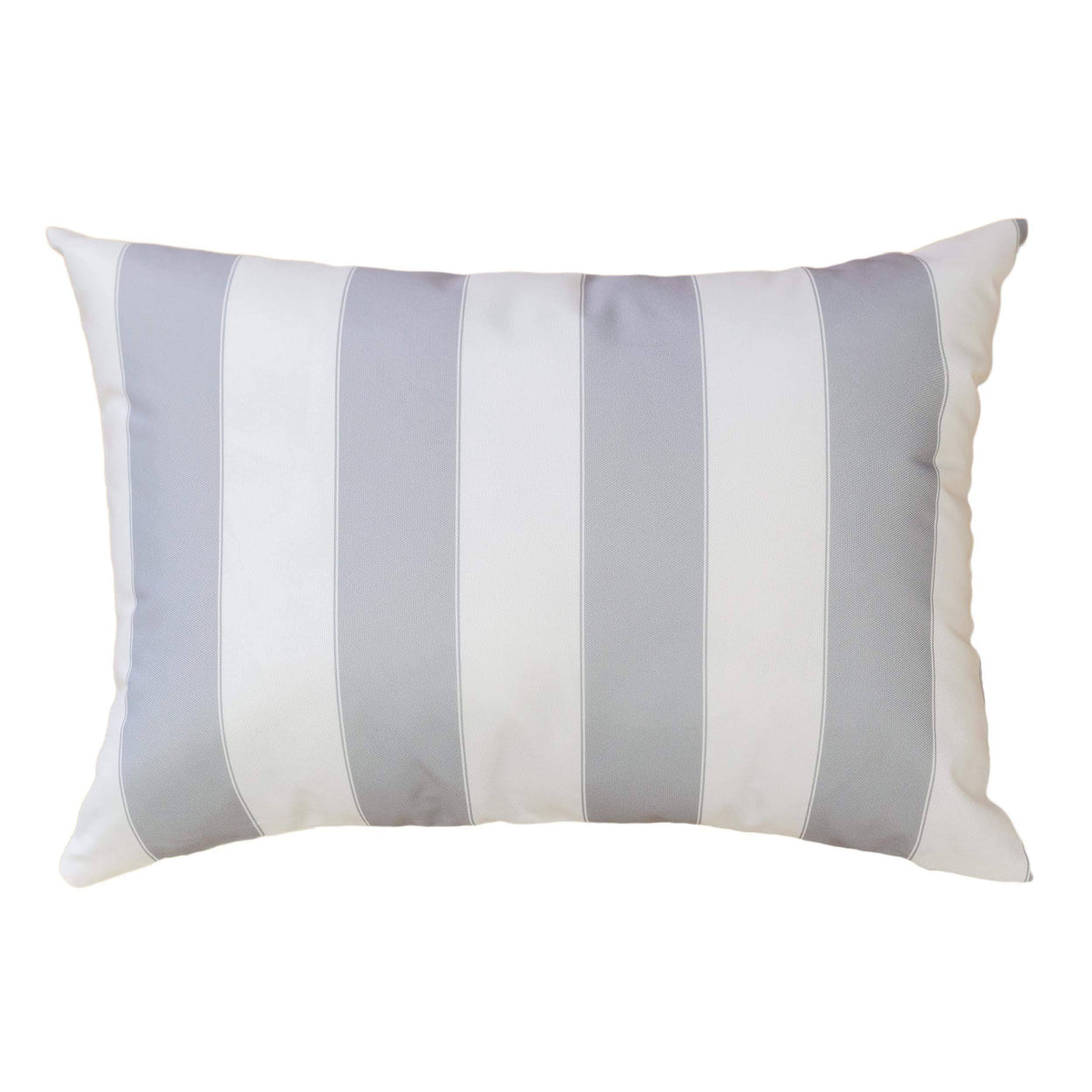 Outdoor Silver Weather-Resistant 14x20 Polyester Pillow