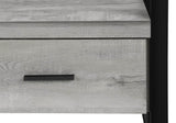 Contemporary Grey Laminate TV Stand With Storage Drawers - Sleep Galleria