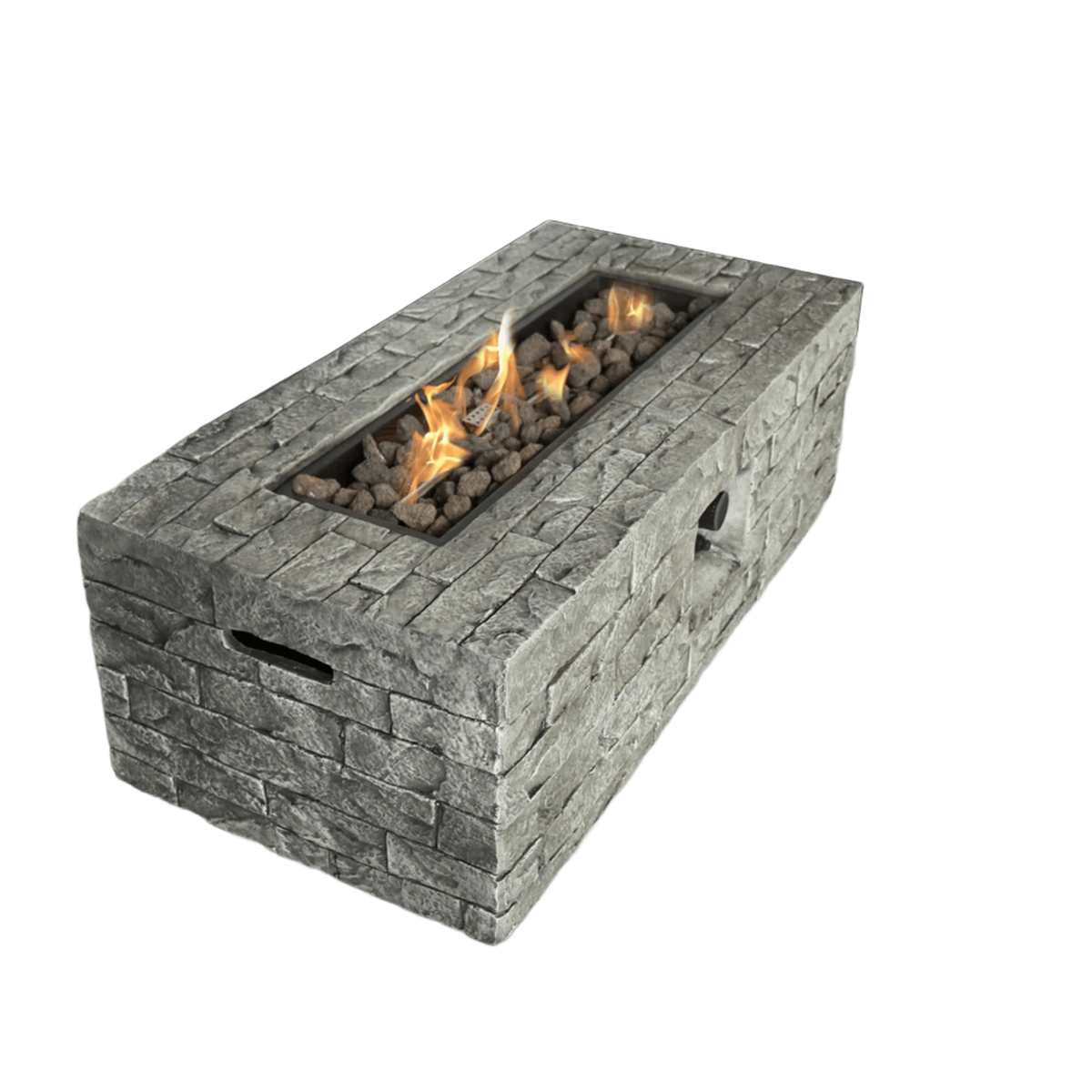 Modern Fiber Reinforced Concrete Propane Fire Pit Table