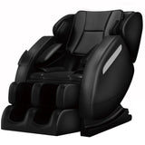 Massage Chair, Full Body Recliner with Zero Gravity Chair, Air Pressure, Bluetooth, Heat and Foot Roller Included, Black