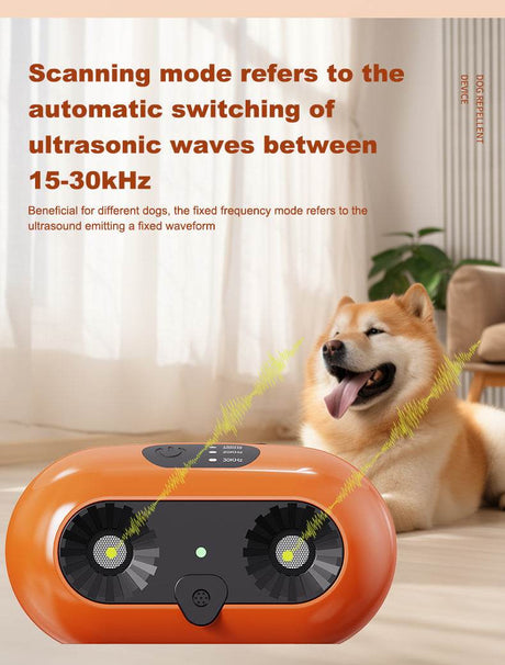 Ultrasonic Anti Bark Pet Relaxation Training Device - Calmora - Sleep Galleria