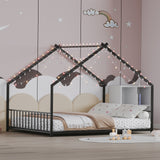 Full Iron Rooftop Bed Frame With LED Lights