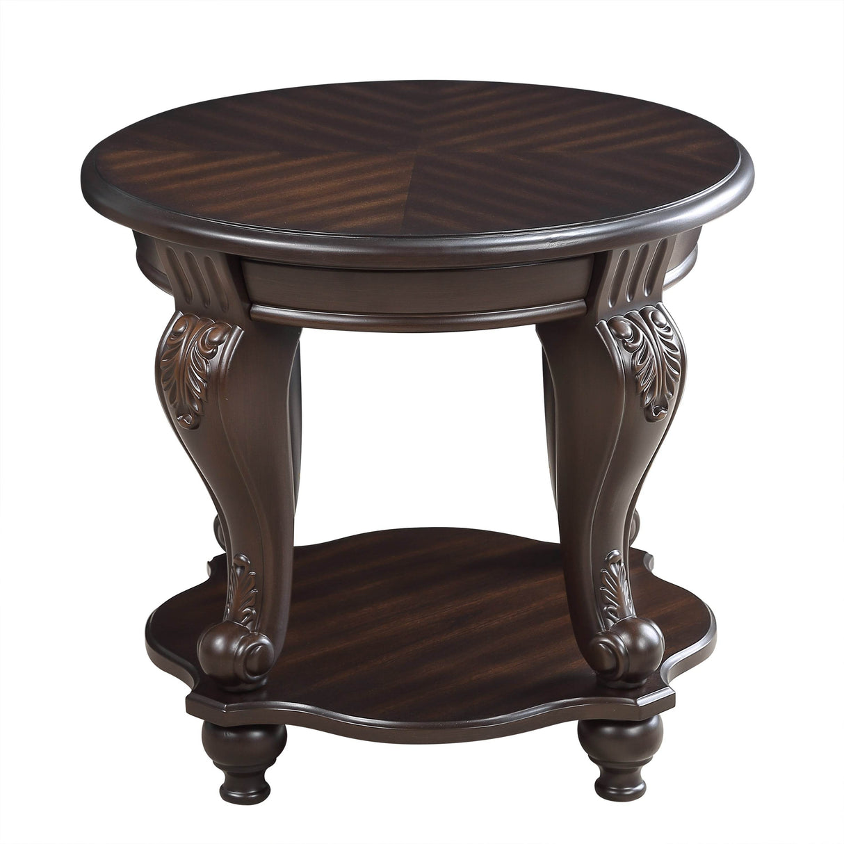 3-Piece Espresso Rubber Wood Coffee Table Set - Sleep Galleria