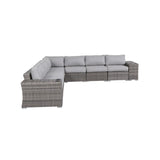 Fully Assembled Weather-Resistant Wicker Outdoor Patio Sofa