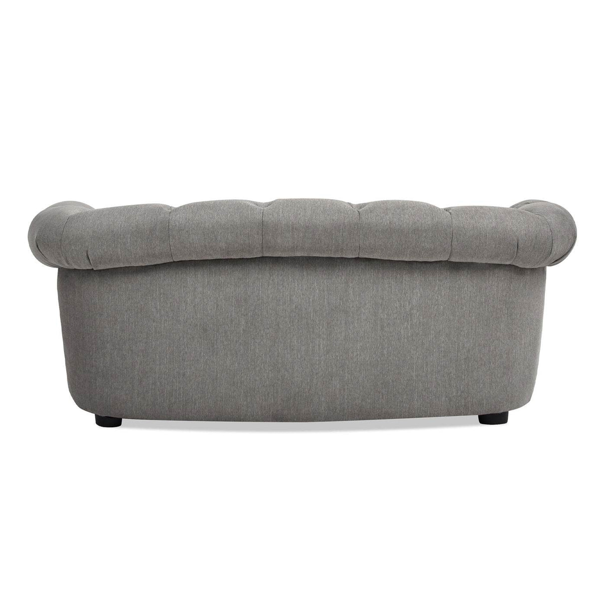 Chesterfield Plush Foam Gray Polyester Dog Sofa Bed - Sleep Galleria
