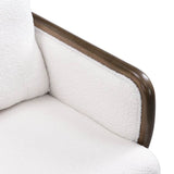 Set of 2 Sherpa Fabric Upholstered Accent Chairs - Sleep Galleria