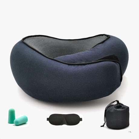 Neck Travel Pillow Memory Foam Neck Pillow Comfort Compact Ergonomic for Travel