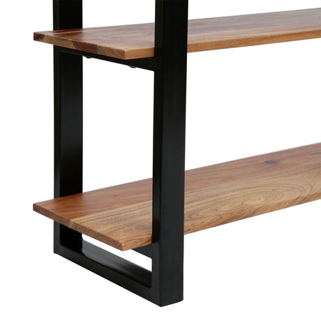 Handcrafted Modern Industrial MDF Metal Media Console Table - Sleep Galleria