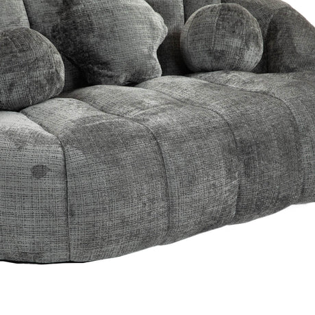 High Density Foam Chenille Bean Bag Lounge Chair - Sleep Galleria