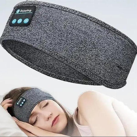 Sleep Centre Sleep Band, Headband Headphones, Sleep ASMR, Sleep Headphones Adjustable, Sleeping Headphones Comfortable Headband with Thin Speaker Microphone, ASMR Headphones, on Earon Ear