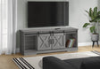 Modern Farmhouse 60-Inch Grey Laminate TV Stand - Sleep Galleria