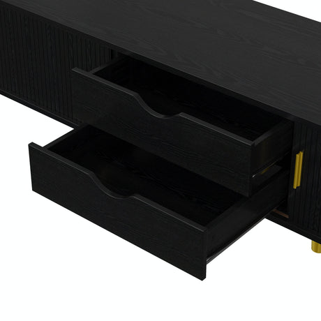 Mid-Century Modern TV Stand And Coffee Table Set - Sleep Galleria