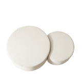 Set of 2 Upholstered Foam Ottoman Coffee Tables - Sleep Galleria