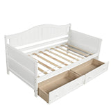 Twin Solid Wood Daybed With Storage Drawers