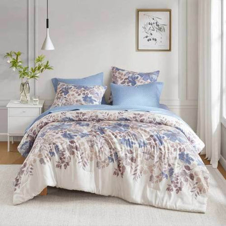 Floral Print Polyester Comforter Set With Sheets - Calmora - Sleep Galleria