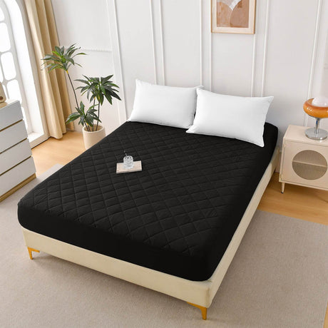 Ultrasonic Waterproof Cotton Mattress Protector Queen - Sleep Galleria