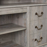 Farmhouse Rustic TV Media Stand With Storage - Sleep Galleria