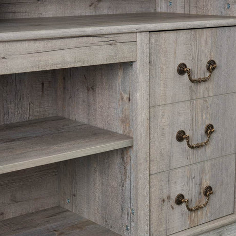Farmhouse Rustic TV Media Stand With Storage - Sleep Galleria