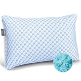 Virtu Temperature Regulating Reversible Cooling Body Pillow for Adult, Adjustable Memory Foam Long Body Pillows for Bed, 20" X 54"