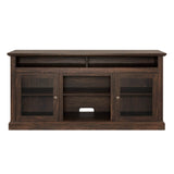 American Traditional Brown MDF TV Stand Console - Sleep Galleria