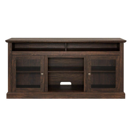 American Traditional Brown MDF TV Stand Console - Sleep Galleria