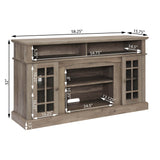 Classic Gray Wash MDF TV Stand Console - Sleep Galleria