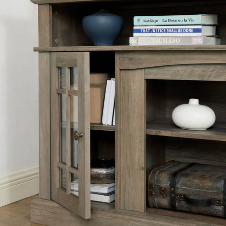 Classic Gray Wash MDF American Traditional TV Stand - Sleep Galleria