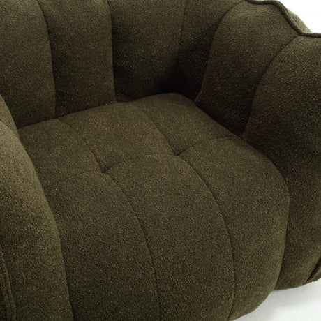 Soft Chenille Bean Bag Chair with Foam - Calmora - Sleep Galleria