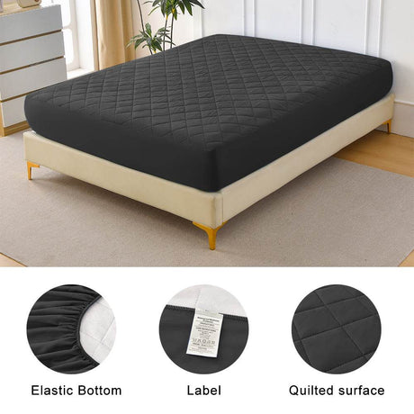 Ultrasonic Waterproof Cotton Mattress Protector Queen - Sleep Galleria