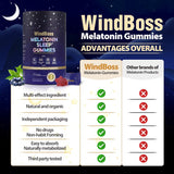 Windboss Natural Sleep Aid Gummies -80 Count- Delicious & Effective Melatonin 6 Mg Sleep+ Gummies for Adults a Restful Night'S Sleep