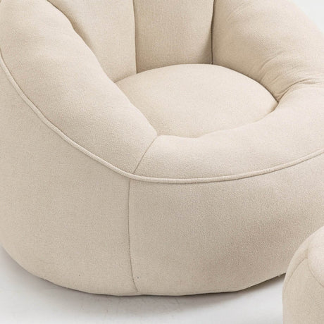 Microfiber Foam Filled Bedding Bean Bag Chair - Calmora - Sleep Galleria