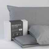 Queen Bamboo Cotton Blend Soft Breathable Sheet Set