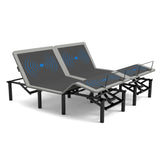 Split King Adjustable Bed Frame With Massage USB Ports