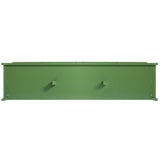 Antique Green Solid Wood TV Cabinet With Glass Door - Sleep Galleria