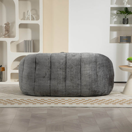 High Density Foam Chenille Bean Bag Lounge Chair - Sleep Galleria