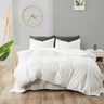 3-Piece Bean Paste Grey Bedding Set With Pillowcase - Sleep Galleria