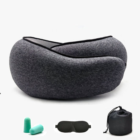 Neck Travel Pillow Memory Foam Neck Pillow Comfort Compact Ergonomic for Travel