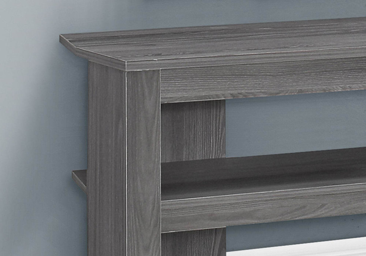 42-Inch Grey Laminate Media Console TV Stand - Sleep Galleria