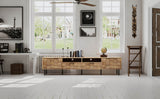 Mid Century Modern TV Stand With Storage Drawers - Sleep Galleria