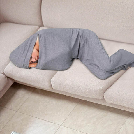 Cooling Wearable Weighted Blanket With Foot Pocket - Calmora - Sleep Galleria
