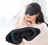 3D Eyelash Lash Mask Eye Mask Protection for Sleep with Adjustable Strap Lash Extension Sleep Mask Comfort for Sleep Relaxing Silk Cotton Soothing Foam