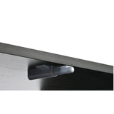 Farmhouse Black MDF Wood Grain TV Stand - Sleep Galleria